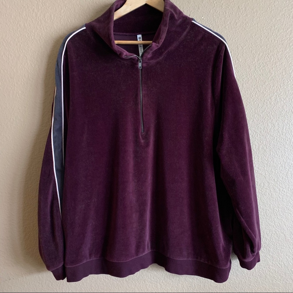 Fabletics Half Zip Plumb Pullover Size 2x - image 2